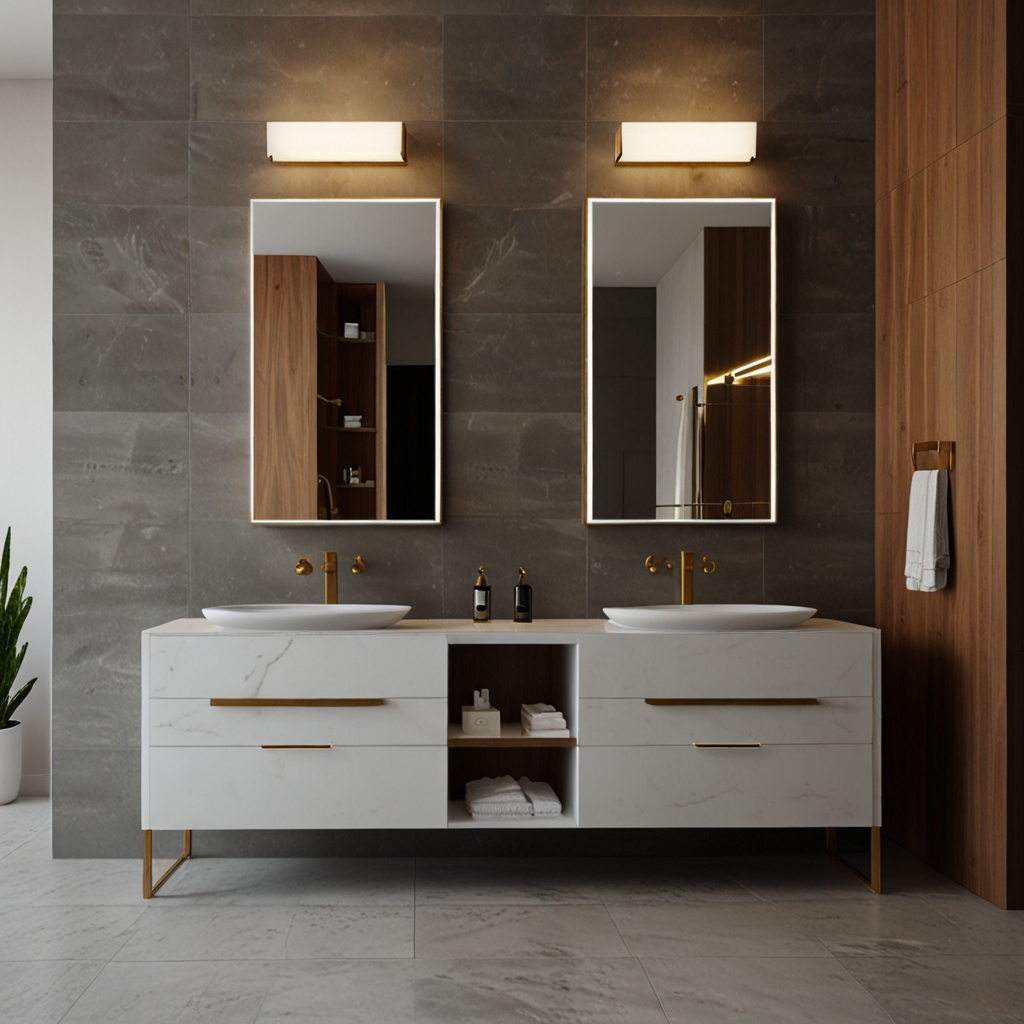 Mirrors Marble LED Bathroom