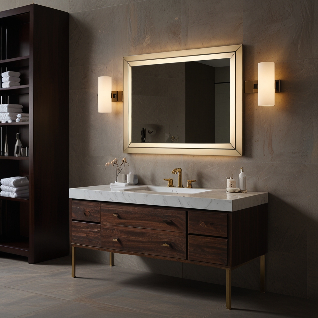 Modern design elevates bathroom aesthetics